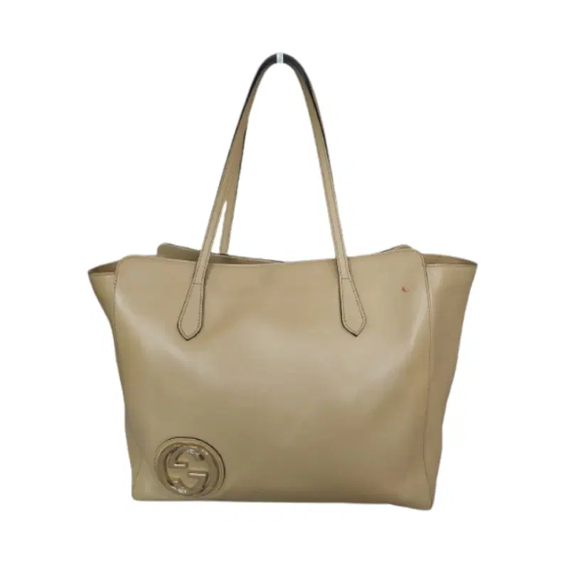 Gucci Grand Prix Interlocking GG Grainy Leather Tote