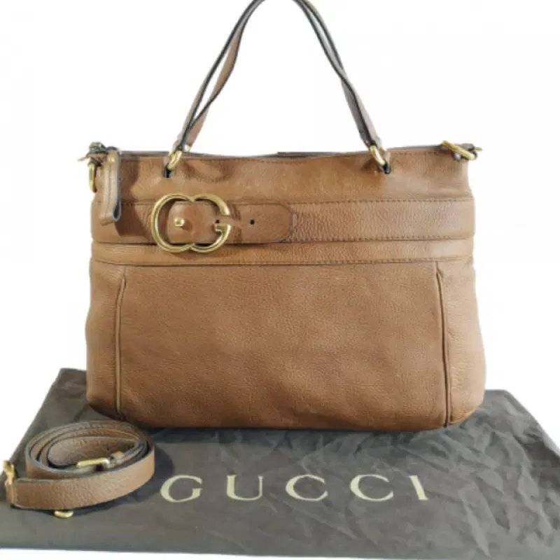 Gucci Brown Pebbled Leather Ride Medium Top Handle Bag