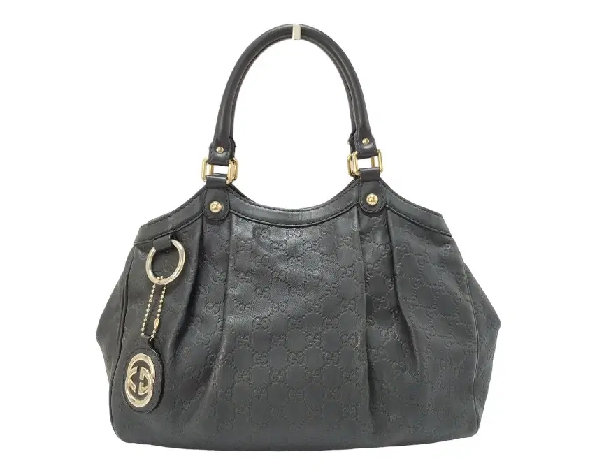 Gucci Black Guccissima Sukey Tote