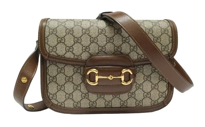 Gucci GG Suprmem Monogram Horsebit 1955 Shoulder Bag-Hover-Image