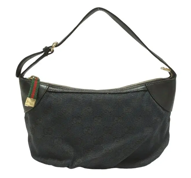 Gucci GG Monogram Canvas Web Pochette Shoulder Bag-Hover-Image