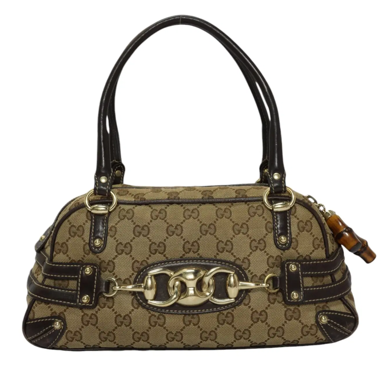 Gucci Monogram Wave Medium Boston Bag