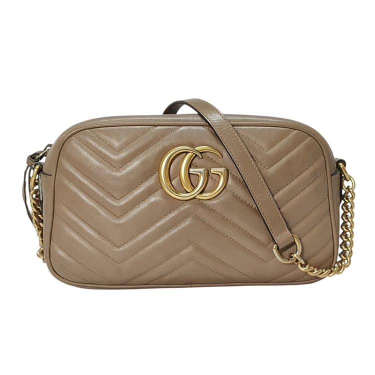 Gucci GG Marmont Leather Shoulder Bag-Hover-Image