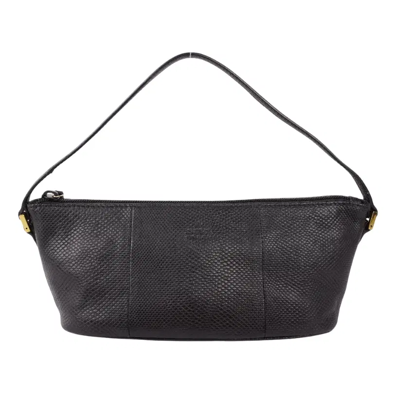 Gucci Calfskin Lizard Embossed Boat Pochette