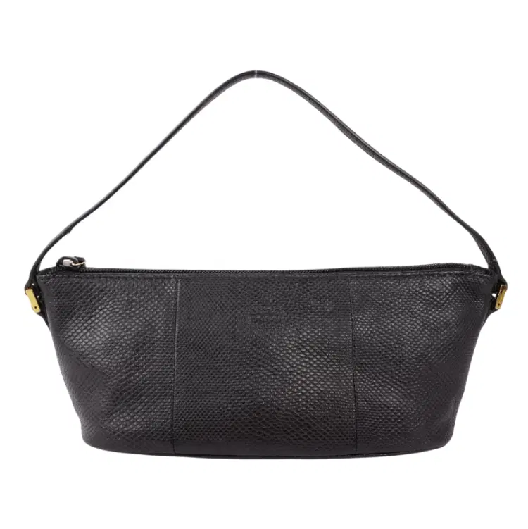 Gucci Calfskin Lizard Embossed Boat Pochette-Hover-Image