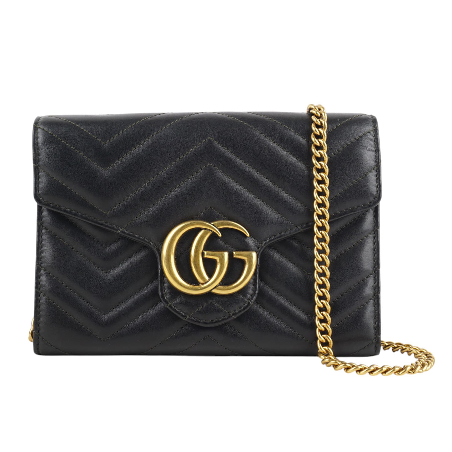 Gucci GG Marmont Matelasse Wallet on Chain