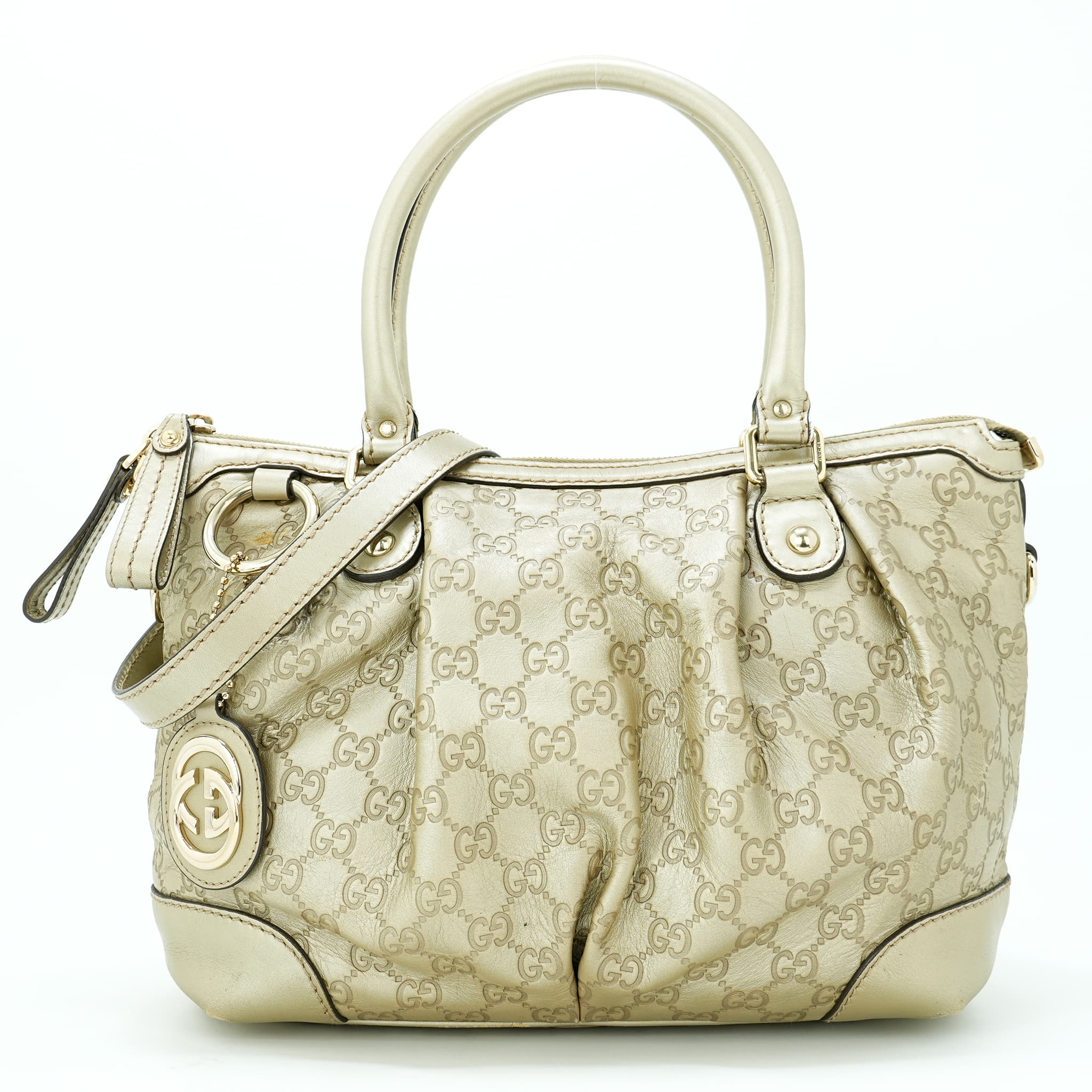 Gucci Guccissima Sukey golden Satchel