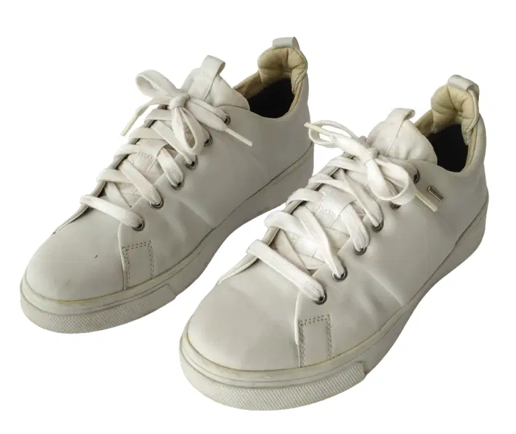 Size 39 - Geox Amphibiox Waterproof White Sneakers-Hover-Image