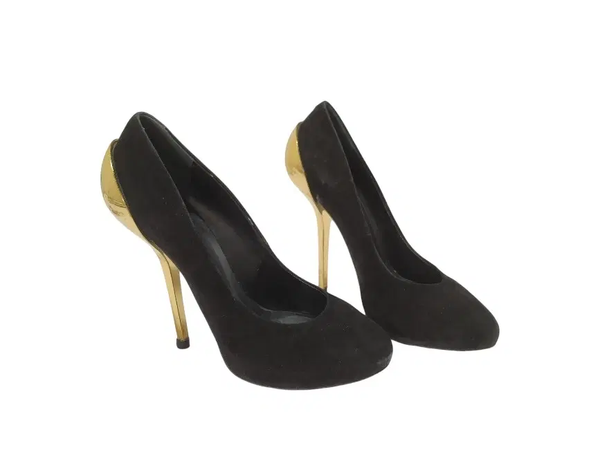 Size 38.5 - Giuseppe Zanotti Black Suede Heels