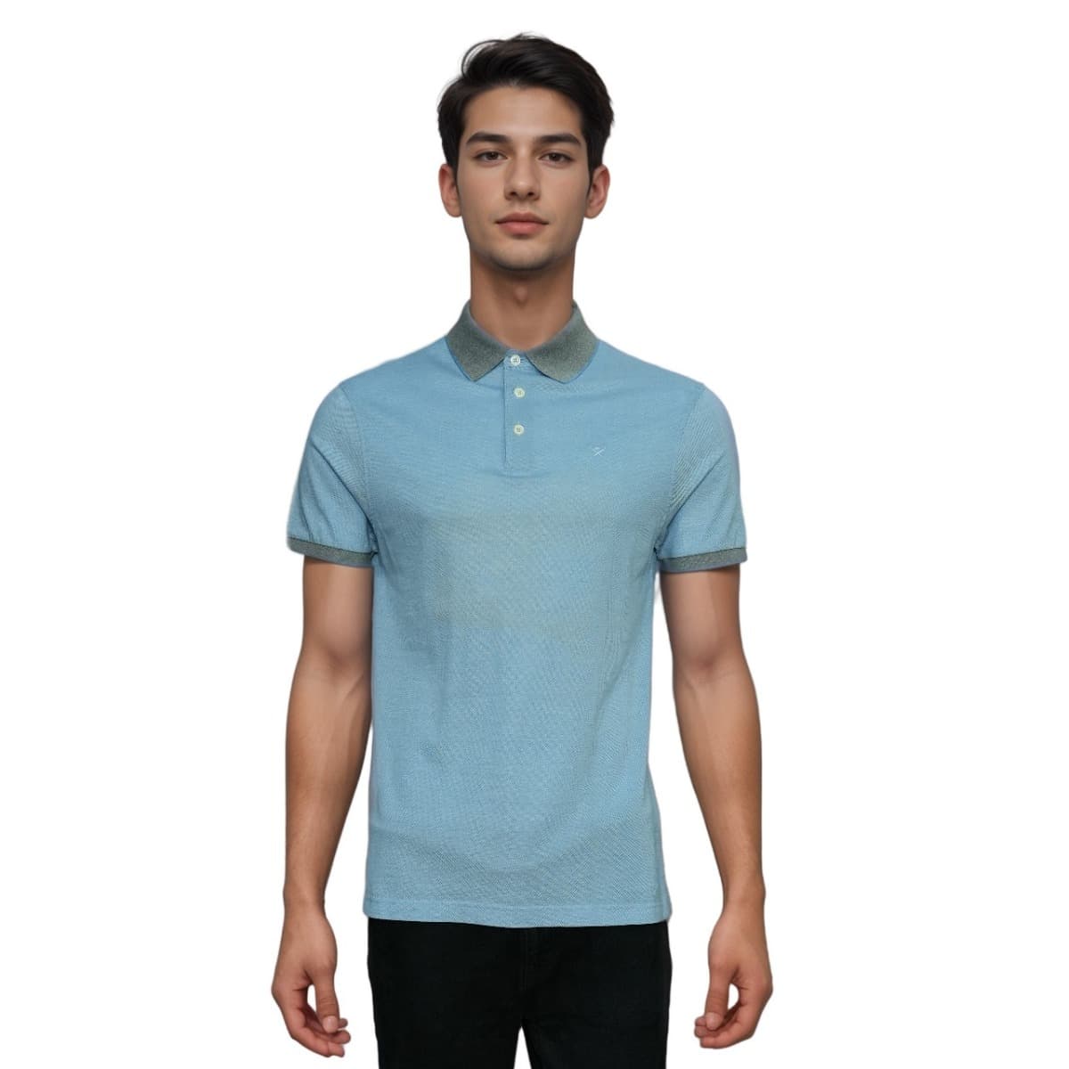 Hackett London Indigo Polo Shirt (HM561516 551)