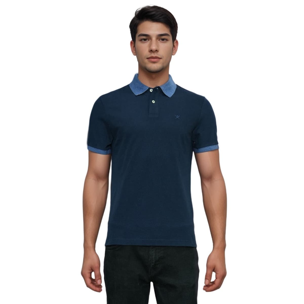 Hackett London Slim Fit Navy Polo (HM561651 595) Shirt