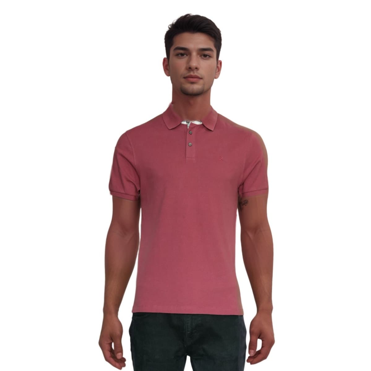 Hackett London Slim Fit Medium Polo Shirt (HM561690 280) Berry