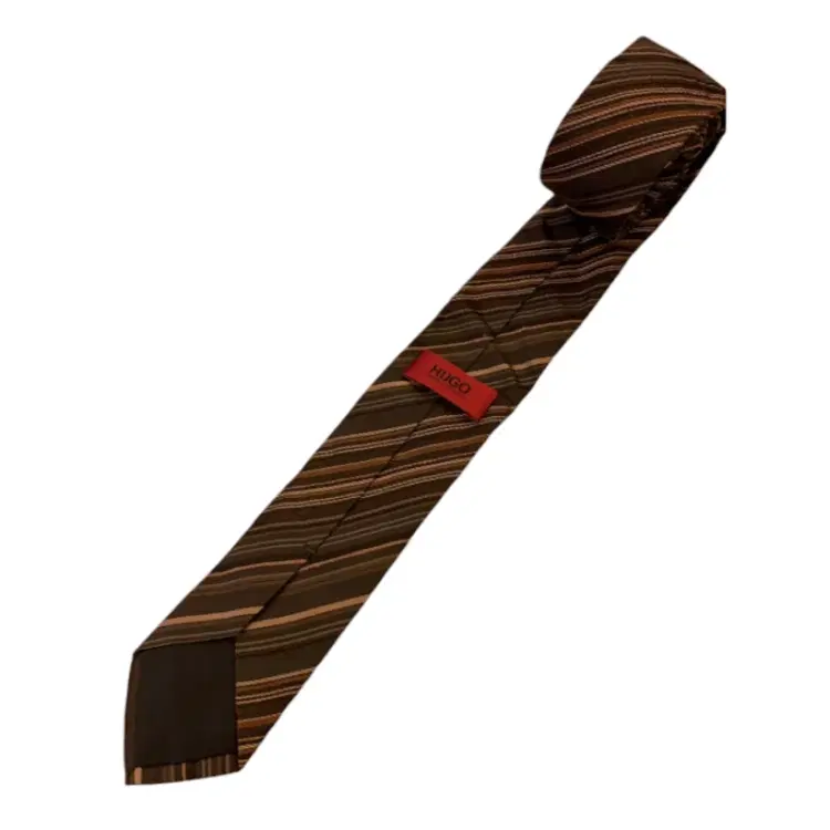 Hugo Boss Striped Pattern Tie-Hover-Image