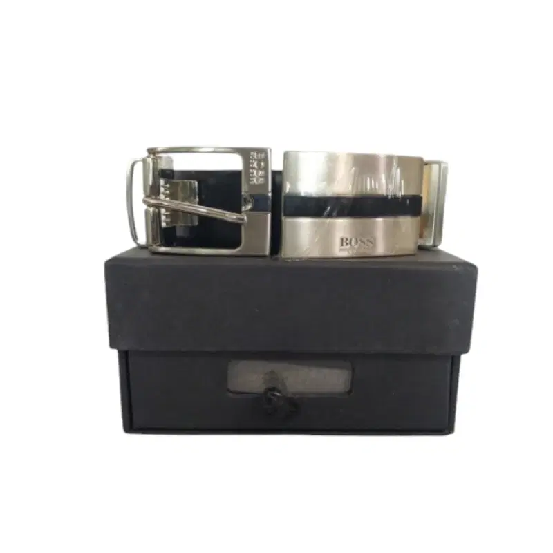 Hugo Boss Leather Belt With Two Buckle