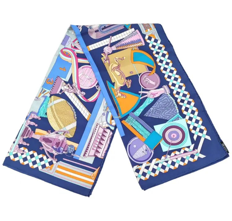 Hermes Les Trophees shawl 140-Hover-Image