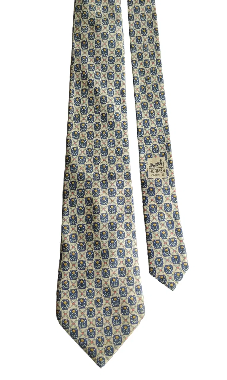 Hermes 7757 Silk Tie