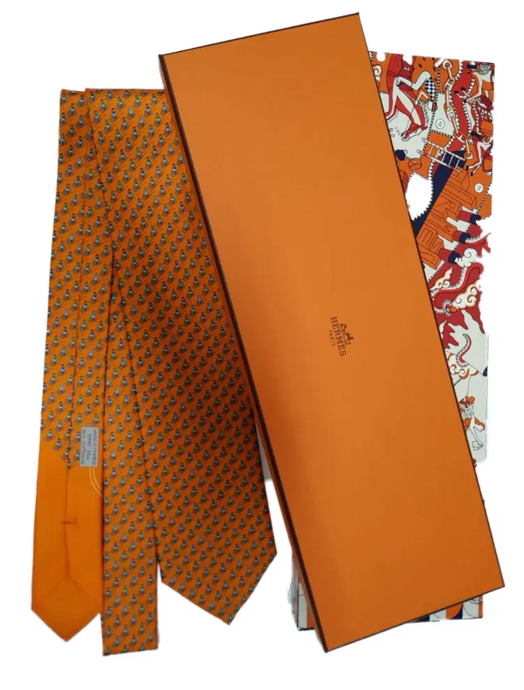 Hermes Silk Tie-Hover-Image