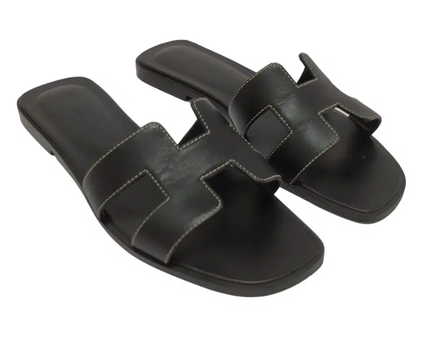 Size 37.5 - Hermes Oran Slippers
