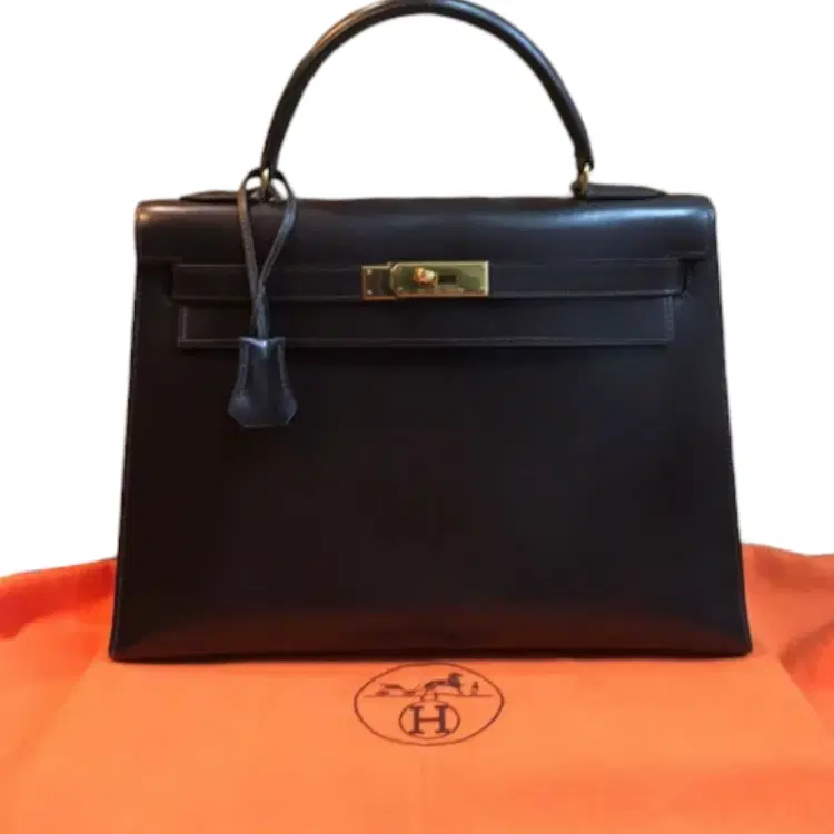 Hermes Kelly 32 - Black-Hover-Image
