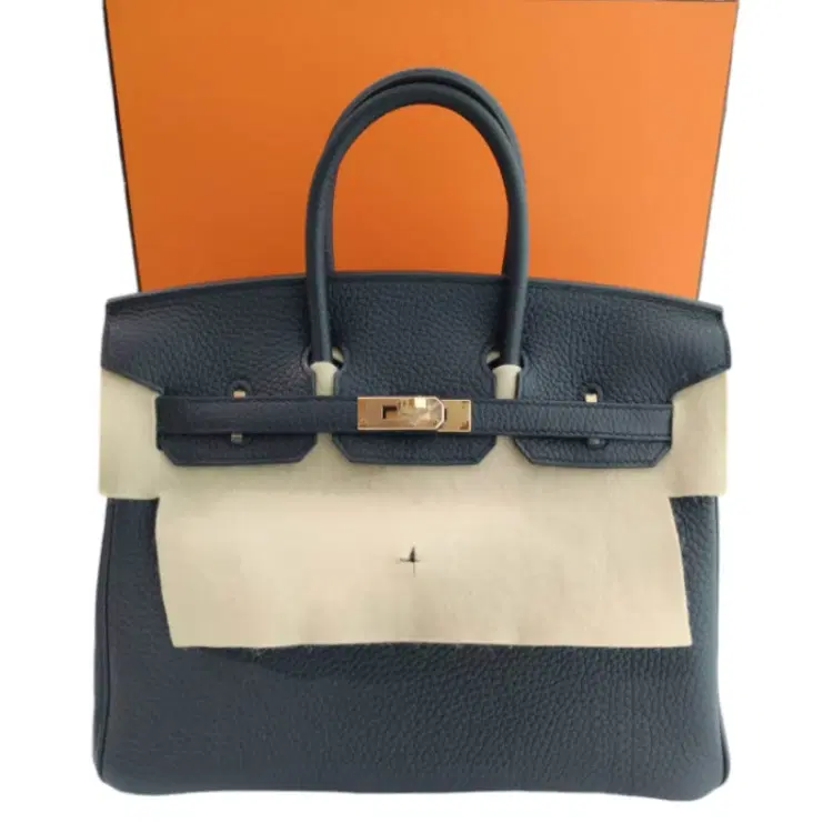 Hermes Birkin 25 Leather Handbag-Hover-Image