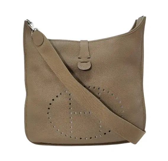 Hermes Evelyne 40 Taurllion Clemence Leather Beige De Weimar Colour-Hover-Image