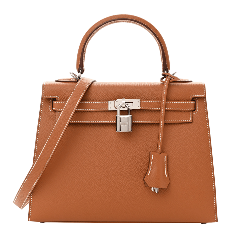 Hermes Kelly 28 Brown Epsom Leather-Hover-Image