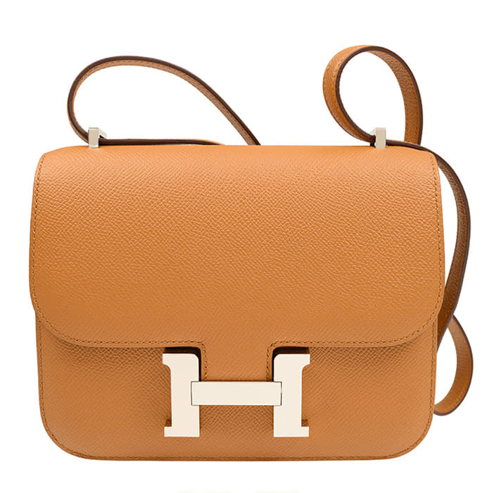 Hermes Constance Shoulder Bag in Gold-Hover-Image