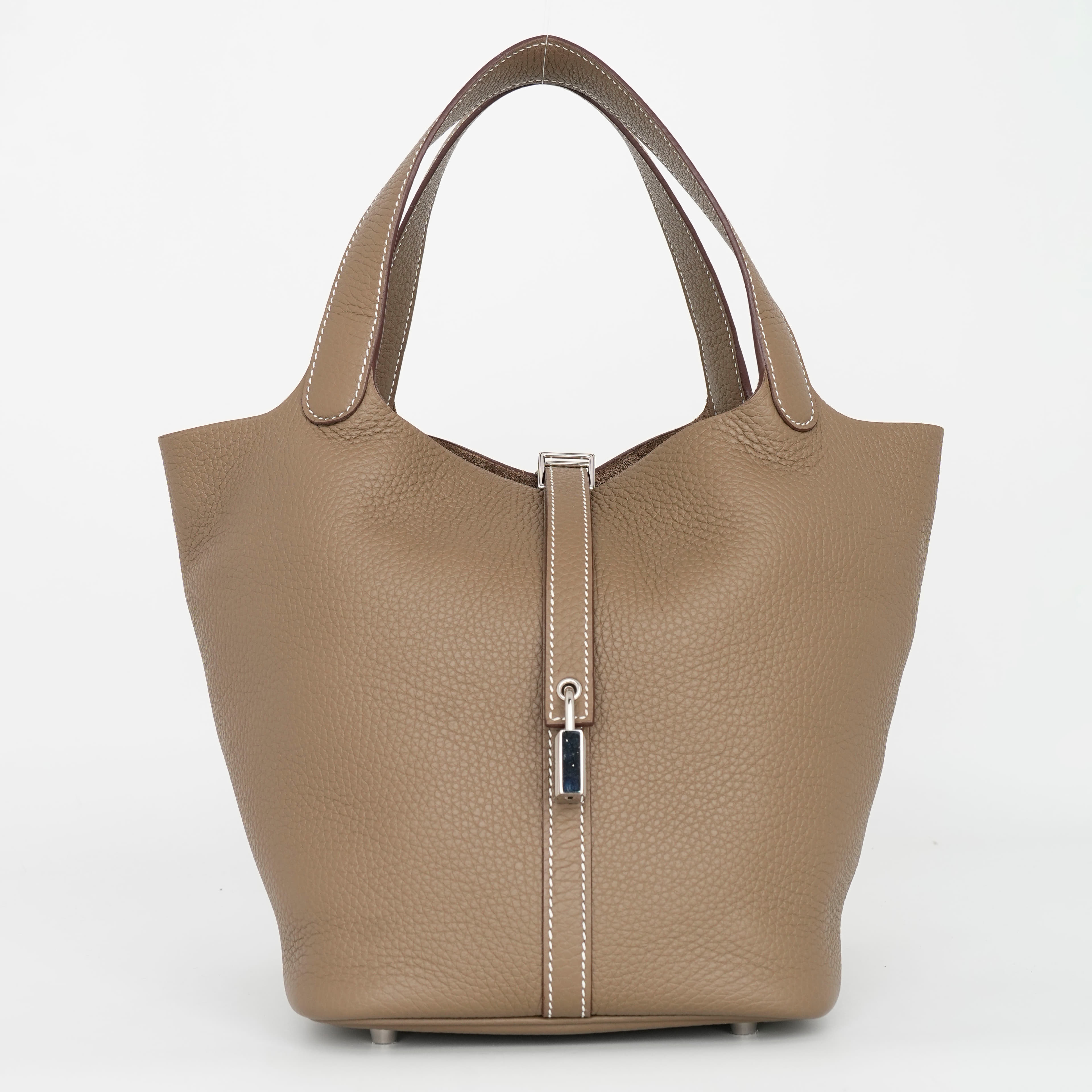 Hermes Picotin 22 Etoupe PHW