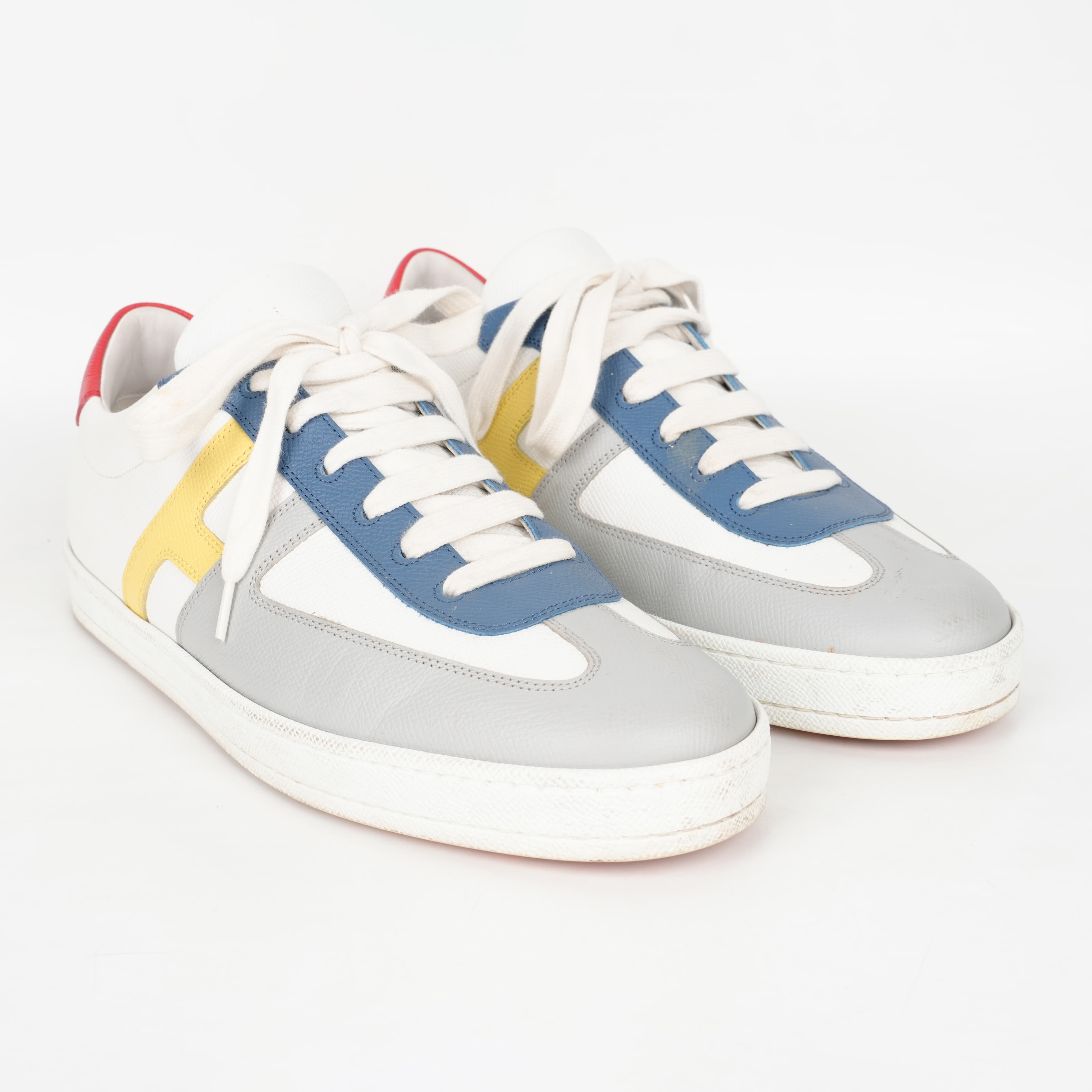 EU 42.5 - Hermes Boomerang Sneaker in Epsom Calfskin