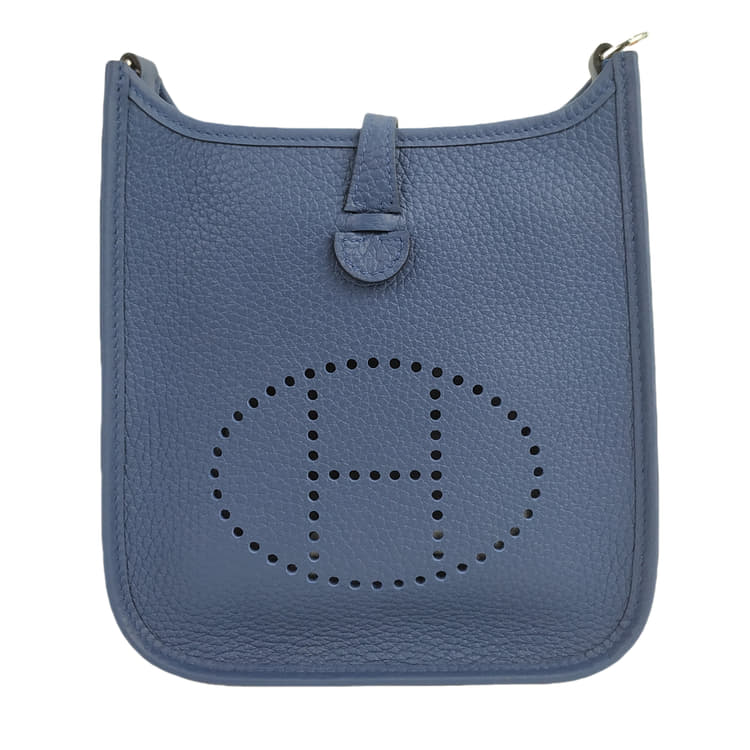 Hermes Evelyne TPM Mini 16 Amazone In Royal Blue Taurillon Clemence With Strap-Hover-Image