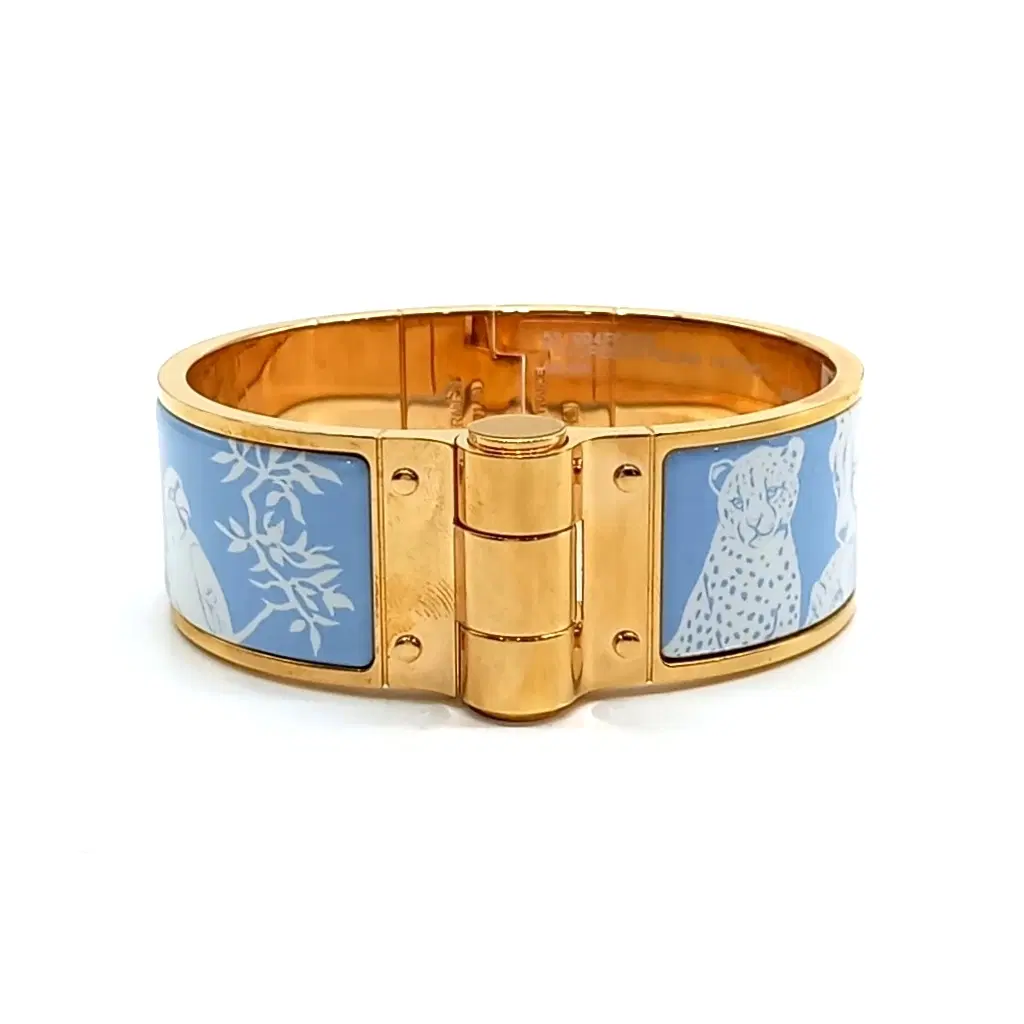 Hermes hinged bracelet