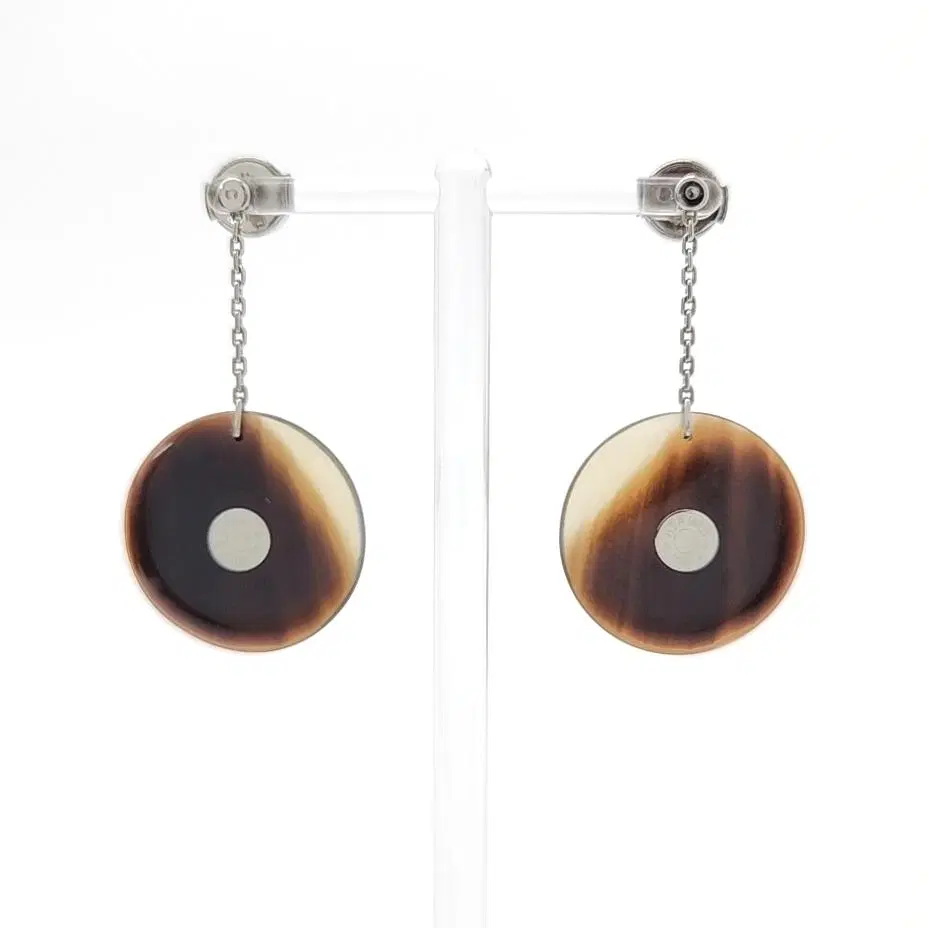 Hermes horn earrings