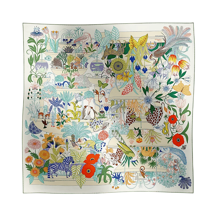 Hermes Precious Paradise Scarf 90-Hover-Image