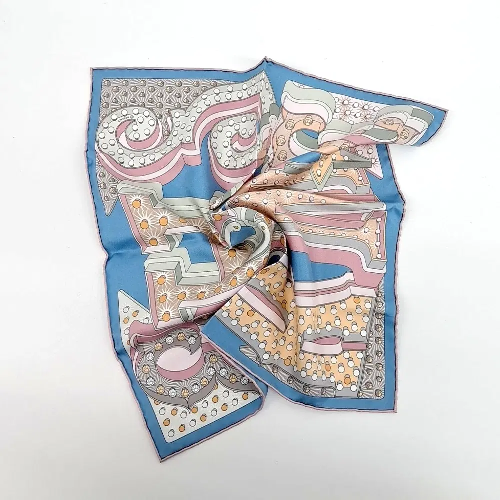 Hermes silk petite scarf