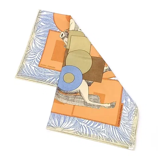 Hermes silk petite scarf-Hover-Image