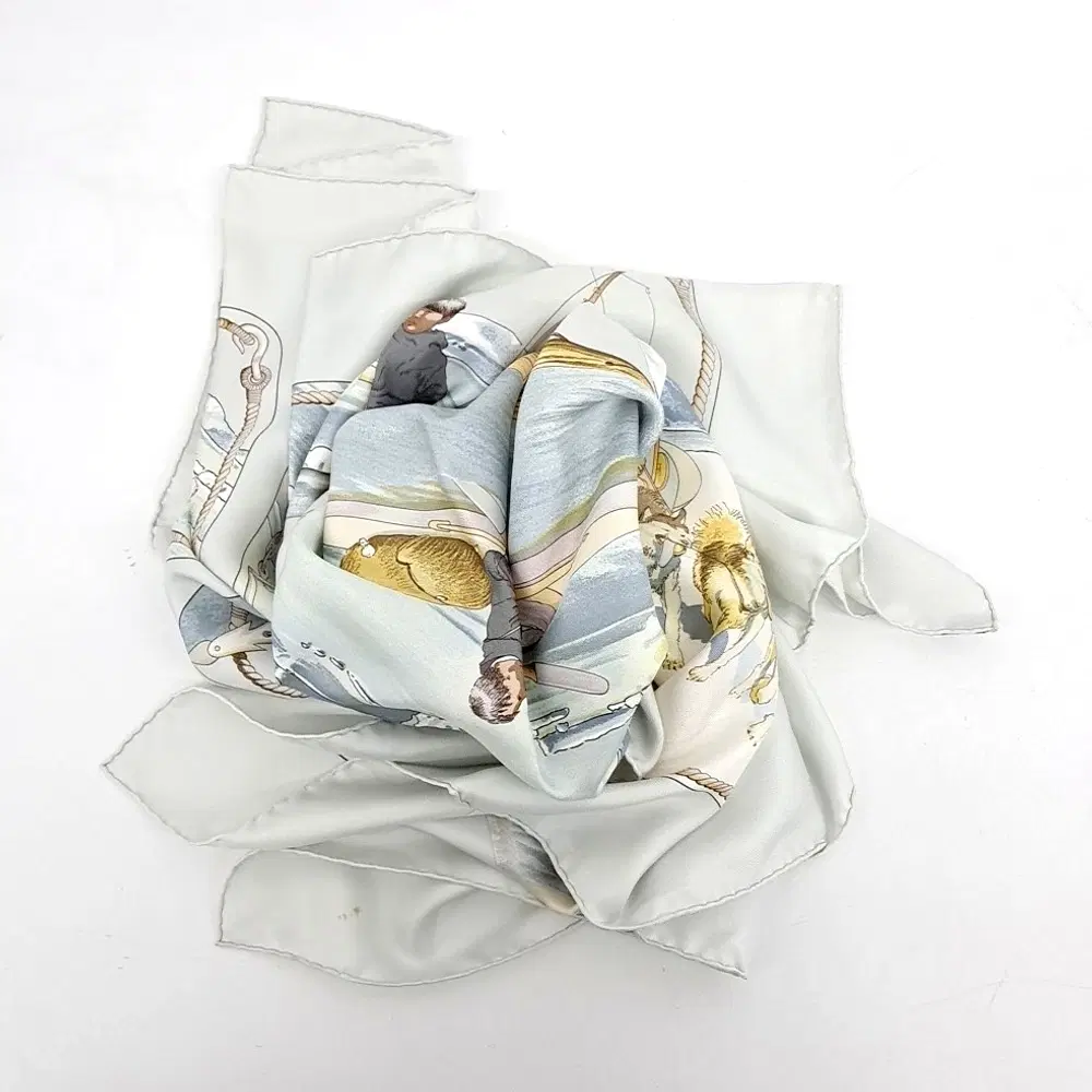 Hermes silk scarf