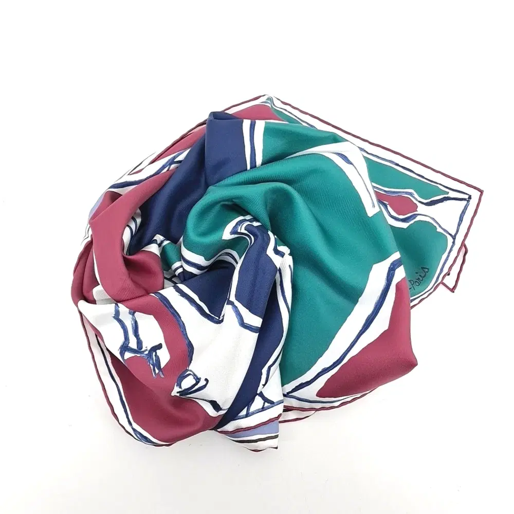 Hermes silk scarf