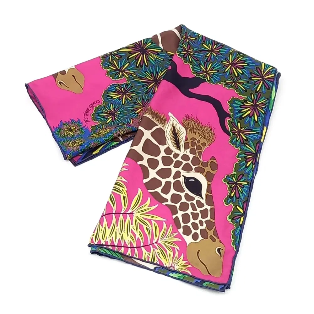 Hermes silk scarf