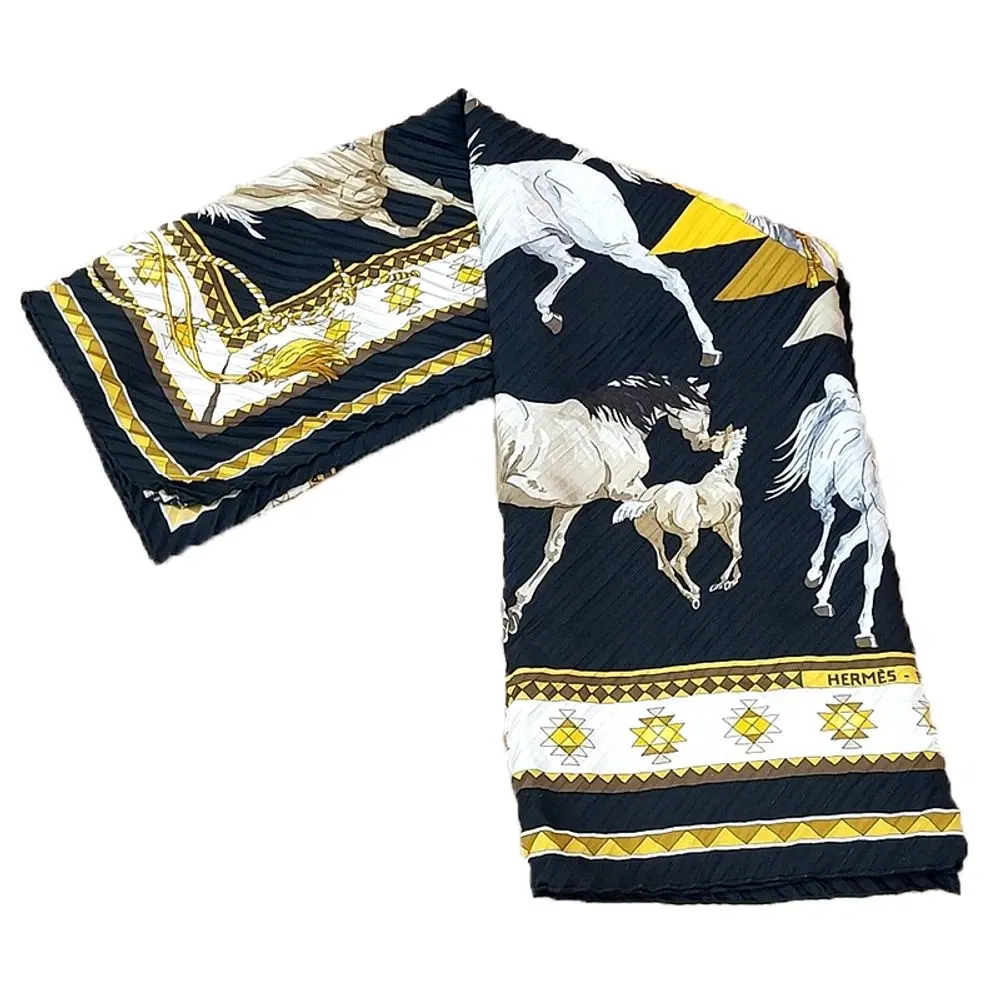 Hermes silk scarf