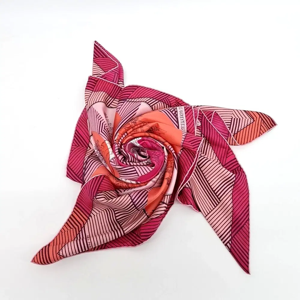 Hermes silk scarf