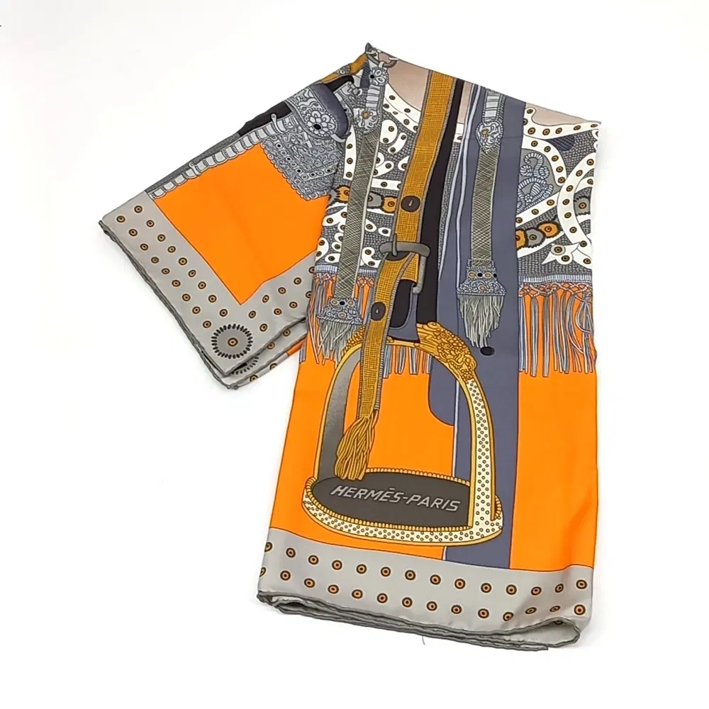 Hermes silk scarf