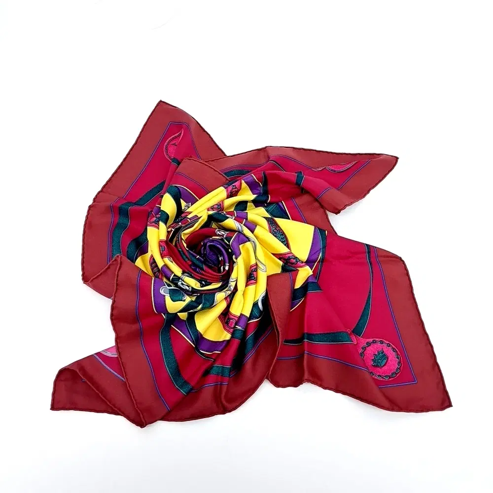 Hermes silk scarf