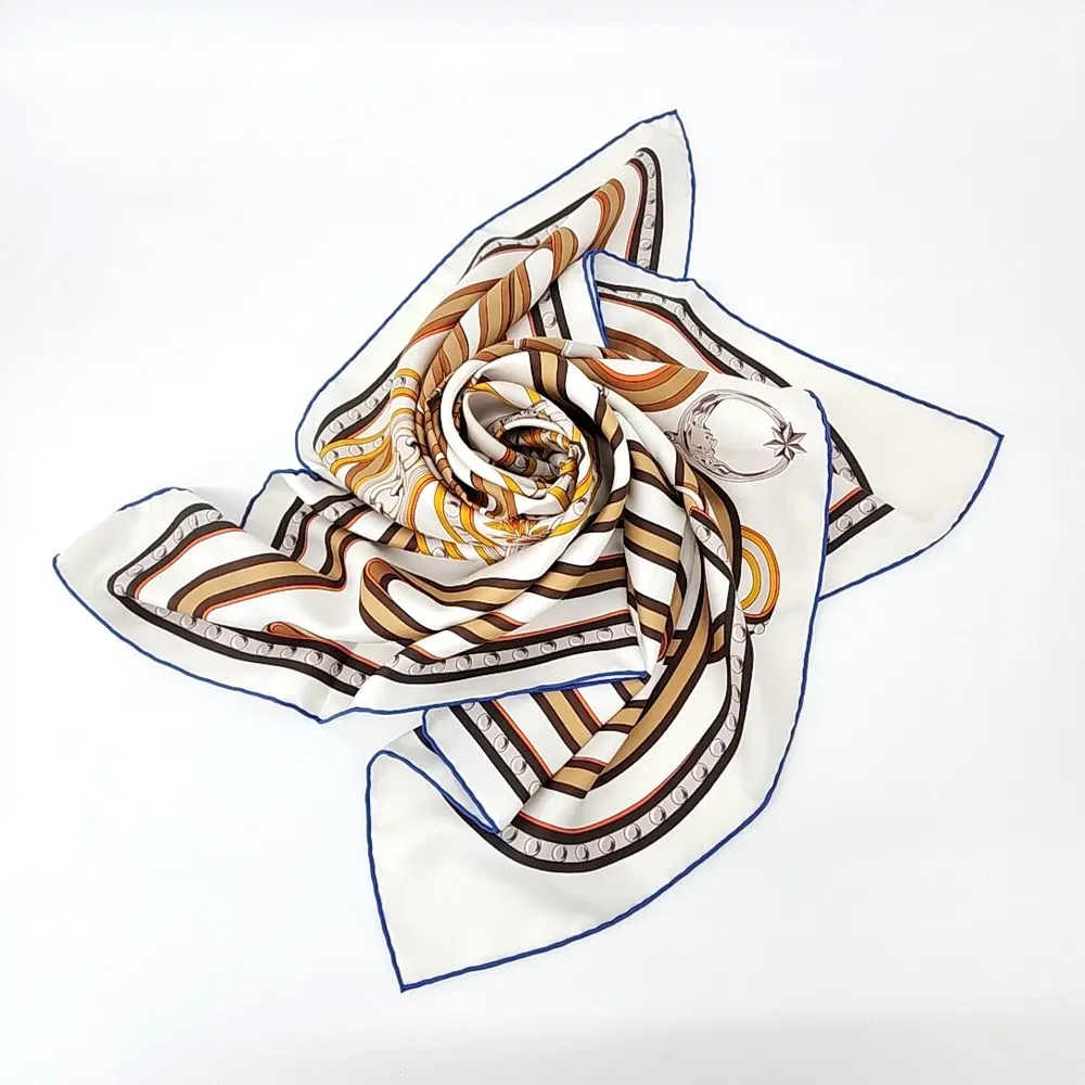 Hermes silk scarf