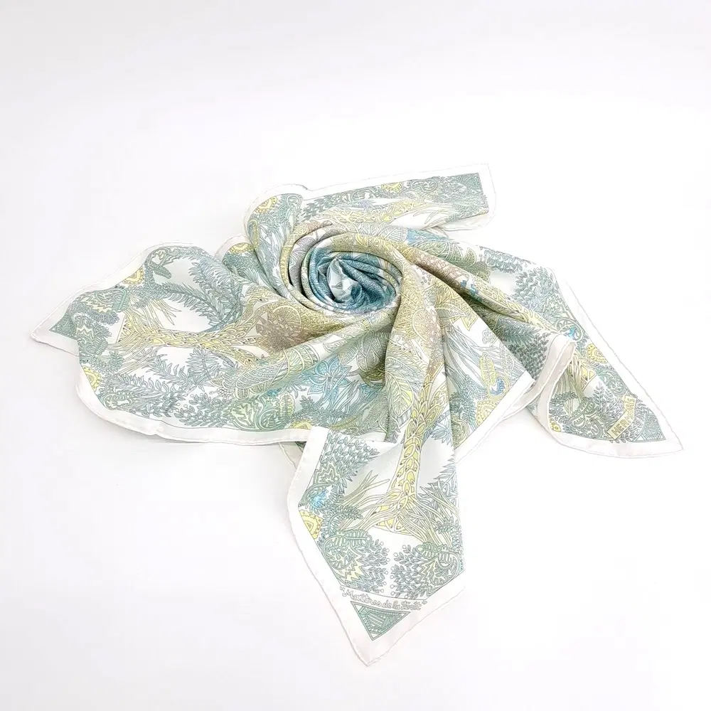 Hermes silk scarf