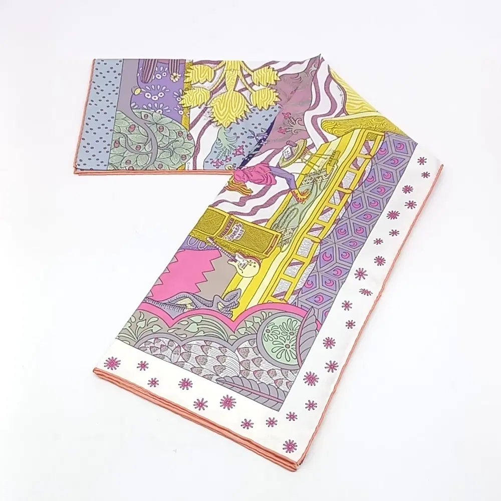 Hermes silk scarf
