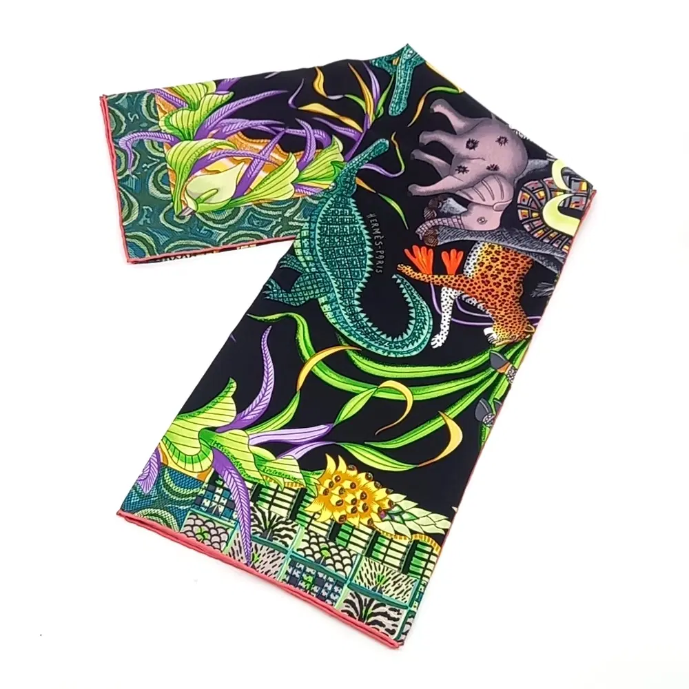 Hermes silk scarf