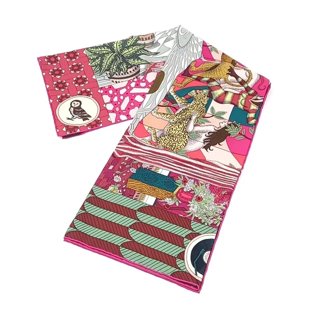 Hermes silk scarf