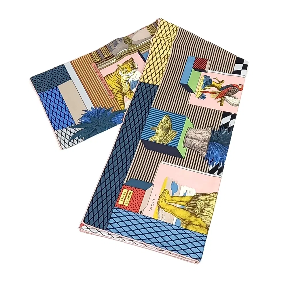 Hermes silk scarf