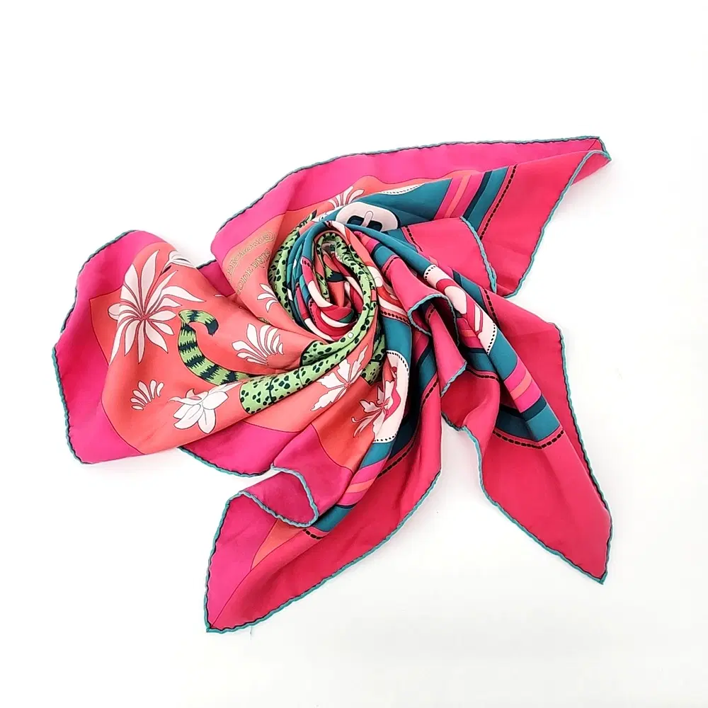Hermes silk scarf