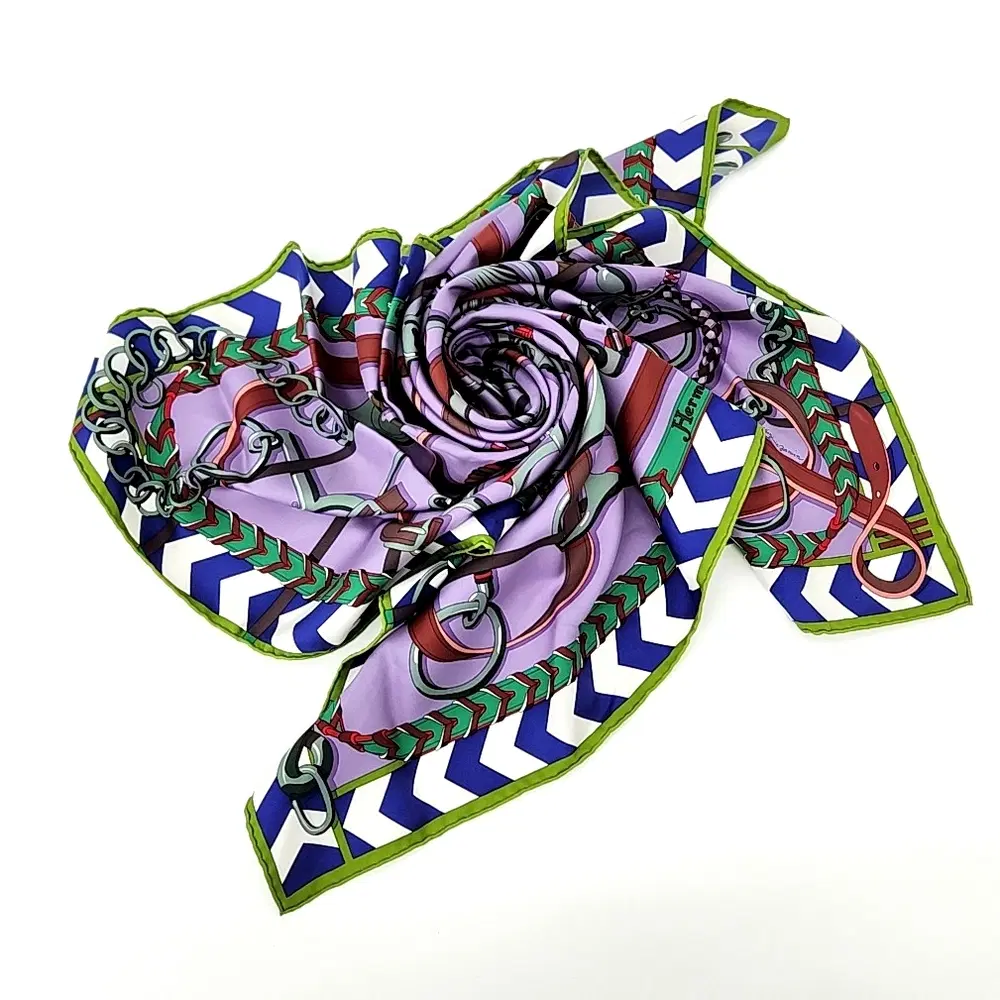 Hermes silk scarf
